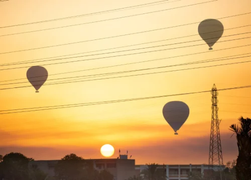 Premium Sunrise Hot Air Balloon Tour in Luxor with Photos, Video & Hotel Transfers